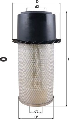 MAHLE LX 18 Luftfilter MAHLE LX 18 Luftfilter