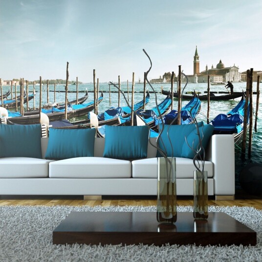 Fototapet XXL Gondoler på Canal Grand Venezia 550x270 - Artgeist sp. z o. o.