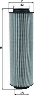 Luftfilter KNECHT LX 791 Luftfilter KNECHT LX 791