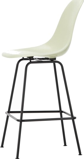 Vitra Eames Glassfiberbarkrakk Medium Pergament/ Sort Vitra Eames Glassfiberbarkrakk Medium Pergament/ Sort