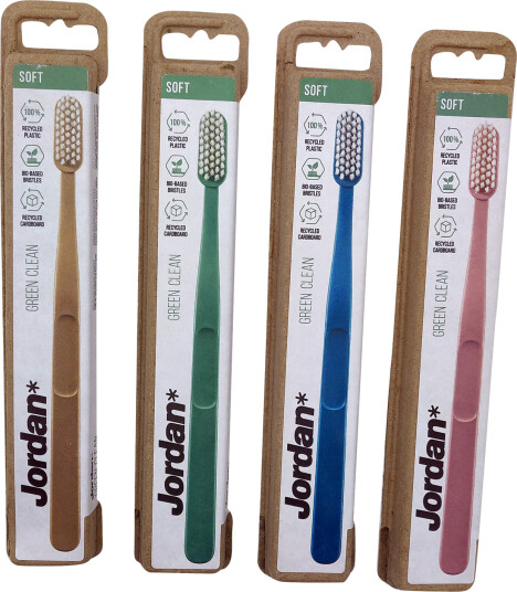 Jordan Sustainable Tannbørste Green Clean SOFT
