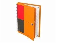 Hamelin Oxford International MeetingBook Notisbok spiralbundet B5 80 ark / 160 sider hvit linjert 2 hull polypropylen PP