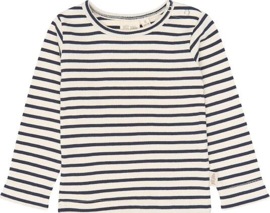 Petit Piao Genser PPSky Navy Blazer Striped Petit Piao 4 år (104) Genser Beige Hvit Marineblå