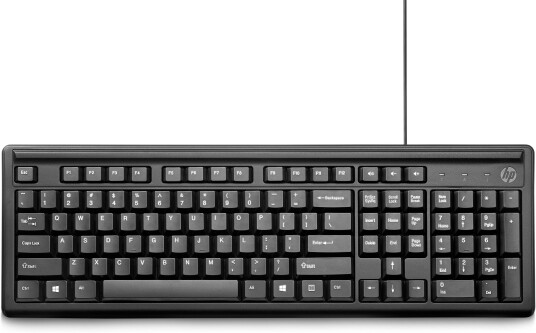 HP Keyboard 100 Norsk USB Tastatur med Ledning