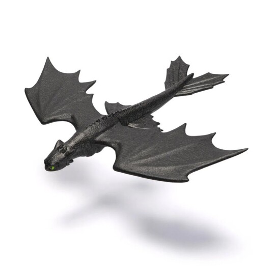 Dragons Flygende Toothless Figur - 38 cm, Flerfarget Skum