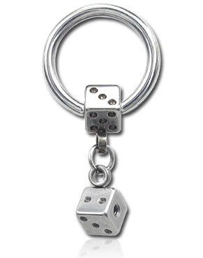 Utgått BCR Piercing med Terninger