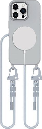 Tech Protect MagNecklace MagSafe Case with Lanyard for iPhone 16 Pro Grey