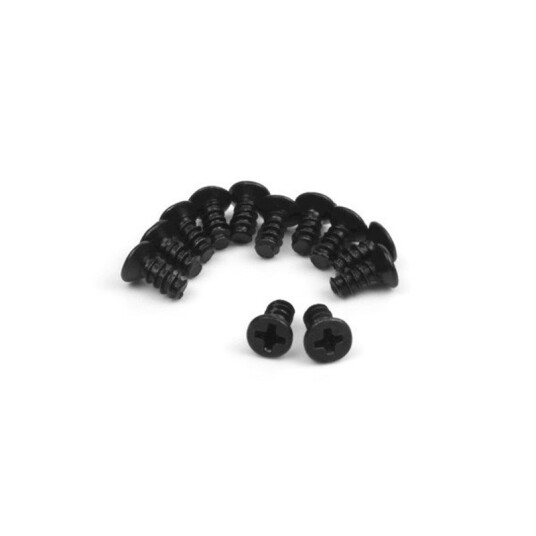 Blackzon BZN540155 Selvsk??rende Skruer til RC-bil ??? 6x6mm ??? 12 stk