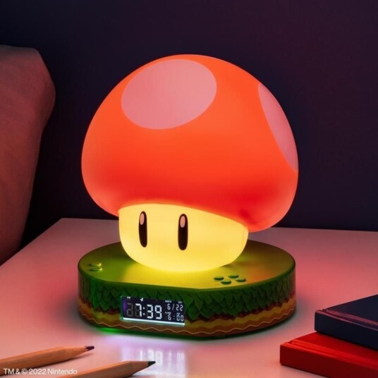 Paladone - Super Mushroom - Vekkerklokke