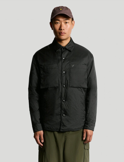 Lyle & Scott Insulated Overshirt - Black - XL Lyle & Scott Insulated Overshirt - Black - XL
