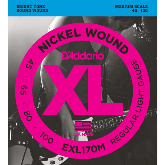D'Addario Exl170m El.Bass 045-100 Medium Scale