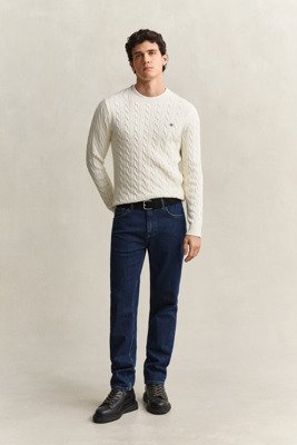 Regular Fit Clean Wash Jeans MID BLUE 42/30