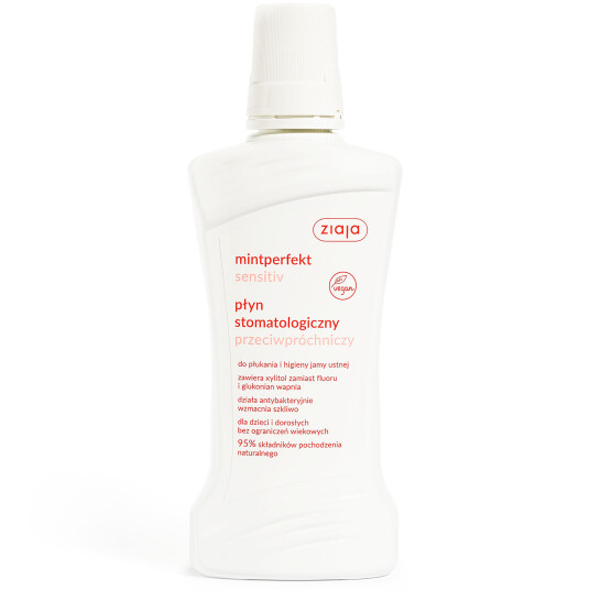 Xylitol Munnvann ZIAJA Mintperfect Active Sensitive Teeth 500ml Xylitol Munnvann ZIAJA Mintperfect Active Sensitive Teeth 500ml