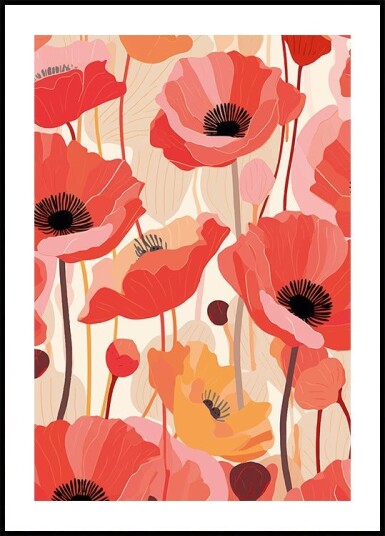 Flowers Plakat Plakat / 40x50cm Flowers Plakat Plakat / 40x50cm