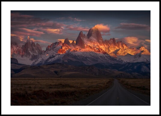 Golden Patagonia Sunset Plakat / 70x100