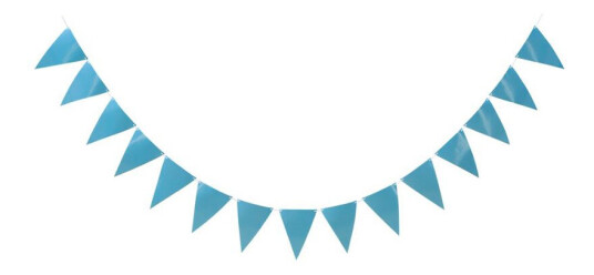 Party Banner 3,6 meter - Blå