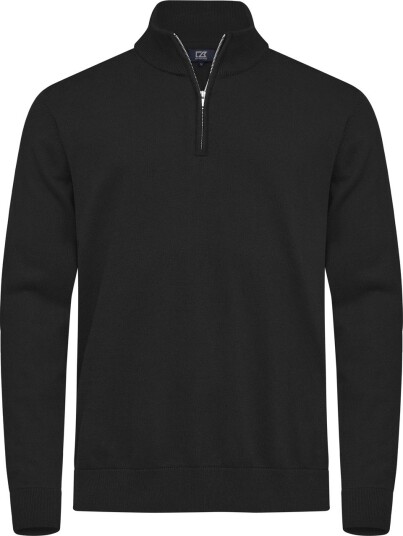 Cutter & Buck Oakville Half Zip Sweater Svart Golfgenser herre Svart (99) Small