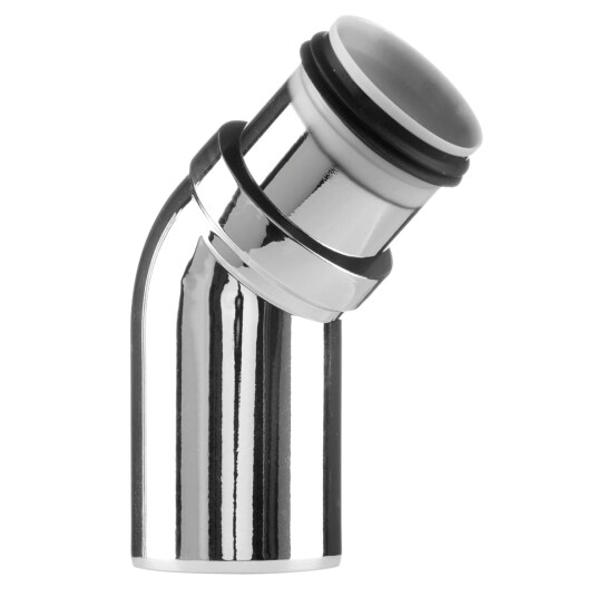 Pipelife Smartline Bend PP 15-88° Ø40mm Skjøtenippel og Spissende - Krom 40mm / 45° Pipelife Smartline Bend PP 15-88° Ø40mm Skjøtenippel og Spissende - Krom 40mm / 45°