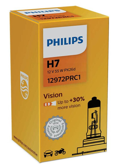 Philips H7 Vision Halogen pære