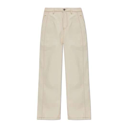 Ami Paris Dame Jeans Beige W27,
