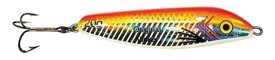 Vicke wobbler 20 gram - Prisma sølv/gul/orange