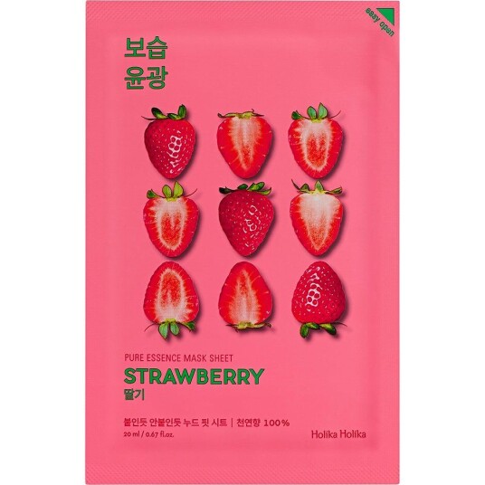 Holika Pure Essence Mask Sheet  Strawberry