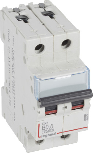 Legrand DX³ MCB automatsikring B0.5 2P 2M 10/16kA