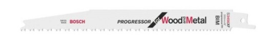 Bosch S 3456 XF Progressor Bajonetsavklinge for Tre og Metall, 200 mm - 2 Stk Bosch S 3456 XF Progressor Bajonetsavklinge for Tre og Metall, 200 mm - 2 Stk