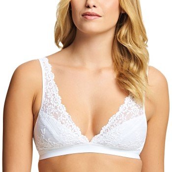 Wacoal BH Embrace Lace Wire Free Bra Hvit 80 Dame