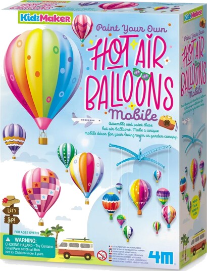4M KidzMaker DIY-sett Mal Din Egen Varmluftsballong 4M KidzMaker DIY-sett Mal Din Egen Varmluftsballong