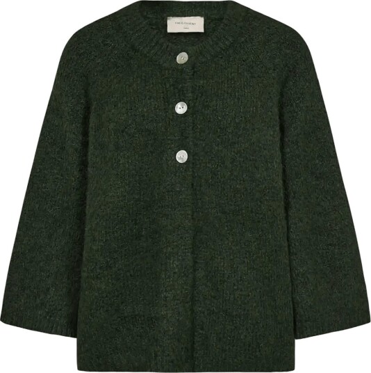 FREE/QUENT Fqgrslulu Cardigan DEEP FOREST MELANGE S FREE/QUENT Fqgrslulu Cardigan DEEP FOREST MELANGE S