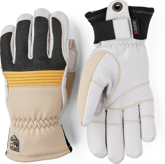 Hestra Couloir 5 Finger Beige/Offwhite 8 Hestra Couloir 5 Finger Beige/Offwhite 8