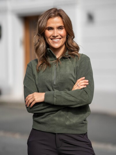 Twentyfour Mode Half Zip Fleece Grønn 36