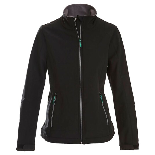 Printer Active Wear Softshelljakke dame Mika; Størrelse XXL; Svart Printer Active Wear Softshelljakke dame Mika; Størrelse XXL; Svart