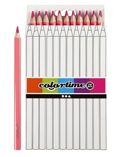 Creativ Company Triangular Jumbo colored pencils Rosa 12pcs. Creativ Company Triangular Jumbo colored pencils Rosa 12pcs.