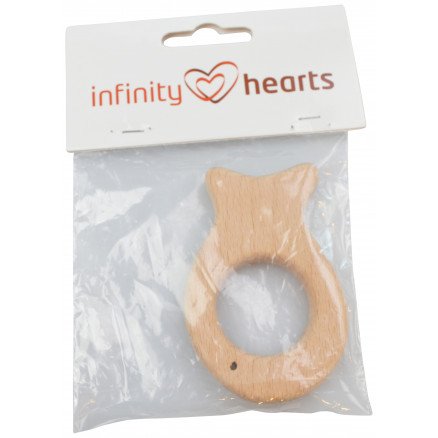 Infinity Hearts Trering Fisk 70 x 47 mm 1 stk
