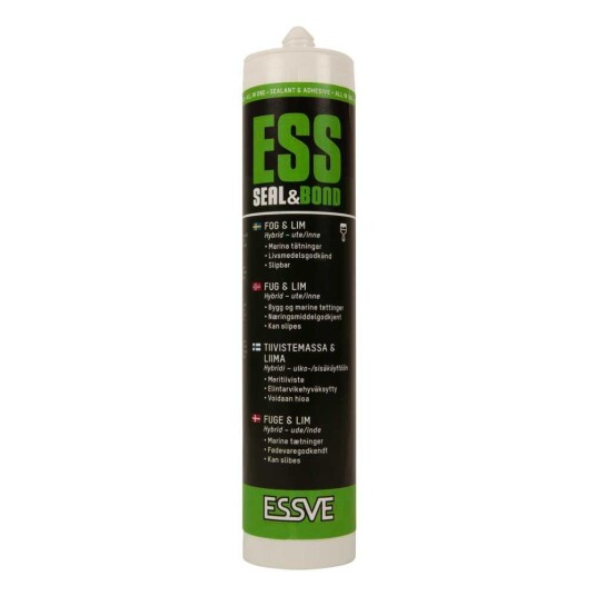 Essve Byggfug Seal&bond Lysgrå 300ml Essve Byggfug Seal&bond Lysgrå 300ml