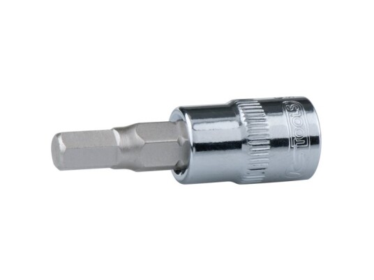 Ks Tools Werkzeuge-Maschinen Gmbh 1/4" Chrome Bit-Stecknuss Innensechskant, 10Mm (918.4361)