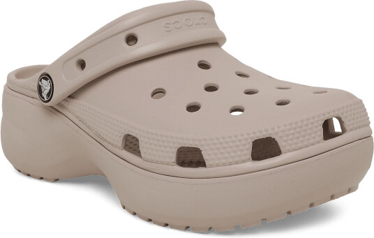 Crocs Classic Platform Clog W Beige 36/37 Crocs Classic Platform Clog W Beige 36/37