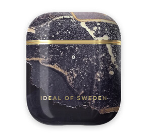 Ideal Of Sweden Printed AirPods Case Golden Twilight Marble