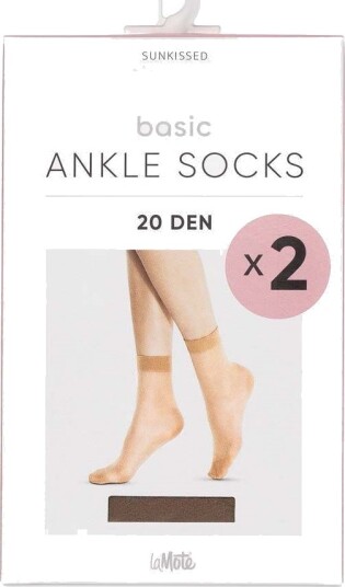 Pierre Robert LaMote Basic Ankle Socks 20 DEN X2 Sunkissed 36 41