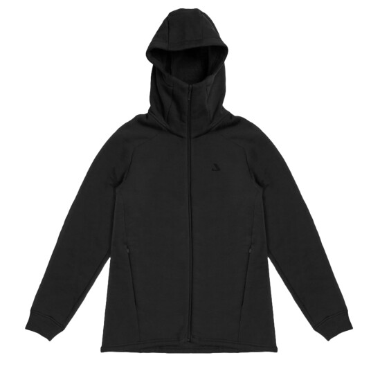 Janus Airwool Merino 280 Hood Jkt M Black M