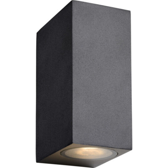 Lucide Zora 1 Utendørs Vegglampe 2xGU10 5W Sort - 91844 Lucide Zora 1 Utendørs Vegglampe 2xGU10 5W Sort - 91844