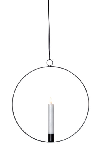 Star Trading Innendørs dekor Flamme ring, svart 1647364-01-0 1576092-01-0