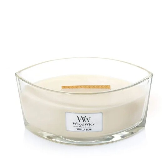 Woodwick Ellipse Heartwick Vanilla Bean 453 g Duftlys