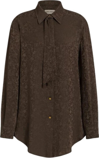 Alberta Ferretti Dame Bluser & Skjorter Brun M, Alberta Ferretti Dame Bluser & Skjorter Brun M,