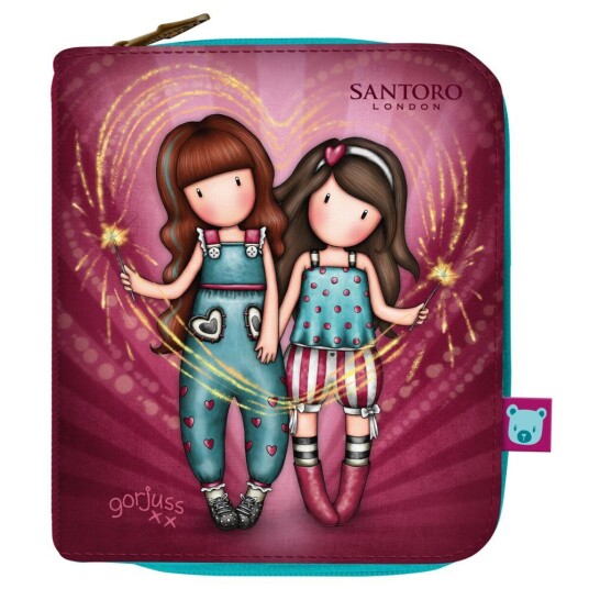 Gorjuss Lommebok Gorjuss Fireworks Rødbrun (10 X 12 X 3 Cm)