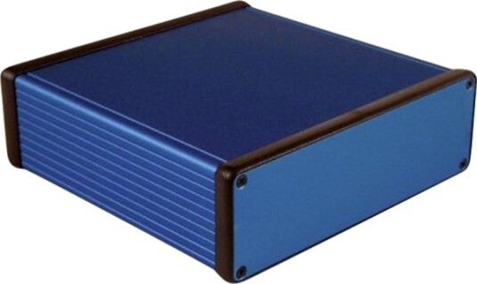 Hammond Electronics 1455T1601BU 160 × 165 × 51,5 mm Aluminium Blå Kabinett