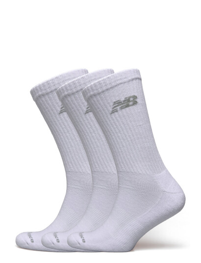 New Balance Performance Basic Crew 3 Pack - White - M New Balance Performance Basic Crew 3 Pack - White - M