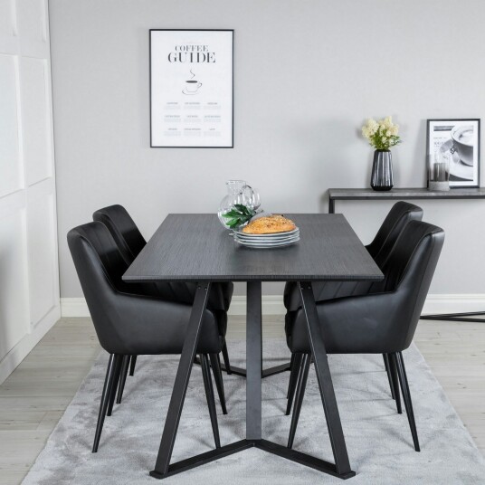 Venture Home Spisegruppe Venture Home Marina med 4stk Comfort Stoler GR24043